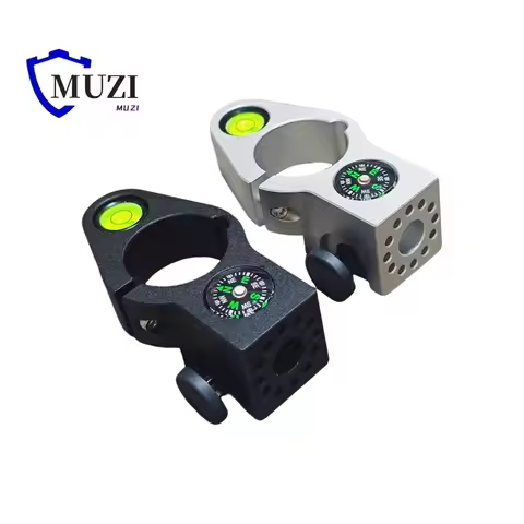 Universal GNSS GPS Range Pole Cradle Bracket Clamp level bubble with Compass for Diameter 32mm surve