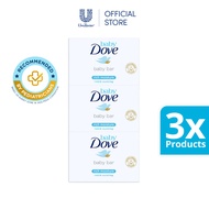 Baby Dove Hypoallergenic pH Neutral Baby Bar Soap Rich Moisture 75g for Dry Skin - Triple Value Pack