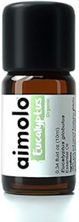 Organic Eucalyptus Essential Oil, 100% Pure USDA | Natural Aromatherapy Oil for Diffuser/Humidifier, Steam Distilled | Aimolo | 10ml