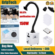 Solder Fume Extractor 150W 3Layer Filter Low Noise For Soldering Station Engraving Machine