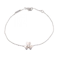 [Pre-owned] Van Cleef & Arpels Frivole Mini Bracelet 1PD VCARP0J500 Wrist size 15.5/17cm K18WG (Whit
