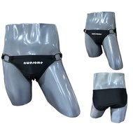 SW262 กางเกงว่ายน้ำเซ็กซี่ ผ้าสีพื้น อะไหล่ด้านข้าง Awesome sport