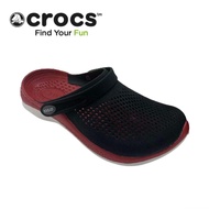 〖ใหม่เอี่ยมของแท้〗Crocs 2023 มีอักษรรองเท้าฟ้าผ่า 360 รองเท้าแตะกลางแจ้งผู้ชายรองเท้าแตะผู้หญิงรองเท้าแตะรองเท้าชายหาดนุ่มกล่องเทป