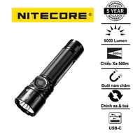 NITECORE EX7 – Flashlight with adjustable light, 6000lm brightness, 500m beam distance