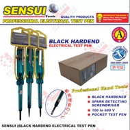 SENSUI JAPAN HEAVY DUTY HIGH PROFESSIONAL BEST QUALITY ELECTRICAL TEST PEN BLACK HARDEND 100-600V