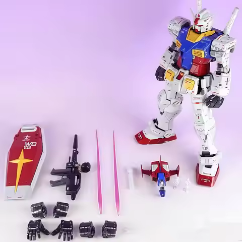 Changlong Model 5501 RG 1/144 Rx-78-2 Ver 2.0 Assembly Model Kits Movable Joints High Quality Collec