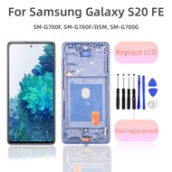 For Samsung S20 FE Tested For S20FE G780 G780F G780F/DSM G780G LCD Display Touch Screen Digitizer As