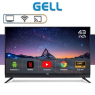 COD Gell Smart TV  43 Inch Android Smart TV Flat Screen Multiport Television