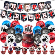 New Stray Kids Theme Birthday Party Decorations K-pop boy band Bang Chan Fan Banner Cake Toppers Bal