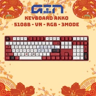 AKKO 5108B Plus Red World Tour Viet Nam Mechanical Keyboard (RGB / Hotswap / Akko V3 Piano Pro)