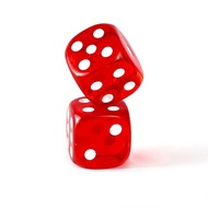 【Fast-selling】 Razor Edges D6 Craps Playing Games Game Toys Board Games Desktop Game D6 Dice Transpa