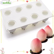 MOLIHA 8Cavity  Peach Silicone Mould, 29.5*17cm Silicone Candy Mould Silicone, Chocolate Mould Silic