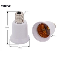 tooppuu E17 Lamp Socket E17 to E27 LED Halogen CFL Light Bulb Lamp Adapter new
