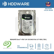 SEAGATE Exos™ 4TB 7.2K 12G SAS 512e 3.5" HDD [ 7E8 ] // ST4000NM0125 // 1YZ207-001
