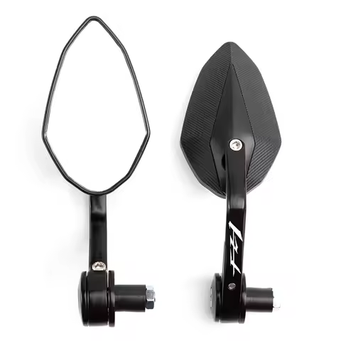 Motorcycle Mirrors 22mm Handlebar End Mirror Universal For Yamaha FZ1 FZ6 Kawasaki Z750 ER6N For Hon