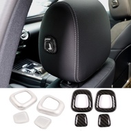 Car Headrest Adjust Control Switch Button Cover Trim Sticer Fit For Mercedes Benz A Class W177 A180 