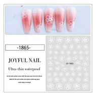 Stiker Kuku Nail Art Stiker Kuku Tempel Tahan Air Stiker Manikur Bunga Kecil Stiker Kuku Aesthetic G