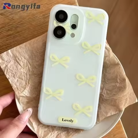 For Meizu 21 Note 20 18 17 Note 16 Pro Luck 08 5G 4G Phone Case Bow Ice Fog Clear Cartoon Cute Frost