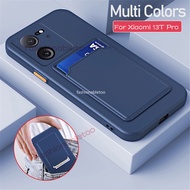 Casing For Xiaomi 13T pro 13tpro 13pro 13lite 13Ultra Xiaomi13t pro Xiaomi13tpro Square TPU Phone Case Couple Soft Silicone Card Slot Camera Lens Protection Shockproof Back Cover