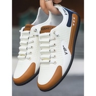 Men Men Shoes Spring Trendy Shoes Flat-Soled Flat Comfortable Wear-Resistant Leather Sports Casual S