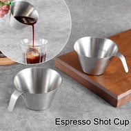 JANRY Espresso Measuring Cup, 304 Stainless Steel Espresso Shot Cup, Accessories Universal 100ml Coffee Measuring Glass