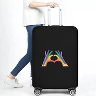 Travel Cover Luggage Protective Cover 18-32 Inch Trolley Baggage Elastic Dust Love  Case Suitcase Tr