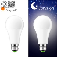 LED Sensor Bulb E27 5W 9W 12W Dusk to Dawn Smart Lamp AC85V-265V Auto On/Off Night Light for Stairs,