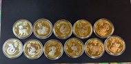 12生肖金幣
