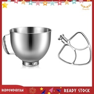 [Stock] Stainless Steel Bowl Mixer Aid Paddle for KitchenAid 4.5-5Quart Tilt Head Stand Mixer for KitchenAid Mixer Flour Cake Accessories