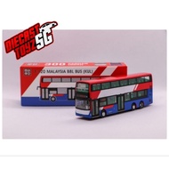 [[ READY STOCK ]] SG_BC_BUS 1/120 Malaysia 1 bus -Route 300 Malaysia Red Bus KUL