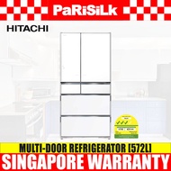 Hitachi R-WXC740KS-XW Multi-Door Refrigerator (572L) (2-Year Waranty)