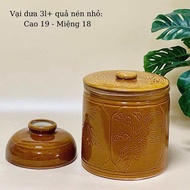 Hũ Muối Dưa Cà Vại Sành Hũ Đựng Gạo Bếp Xưa Gốm Sứ Bát Tràng Cao Cấp