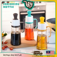 BESTLAHH 2 in 1 630ml Oil Dispenser Bottle Silicone Brush Olive Oil Pour Drizzle BBQ Grilling Baking