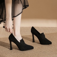 Guangzhou high-end suede high heels 10cm high, double 1.5cm (HT1138-2) heels for women high heels