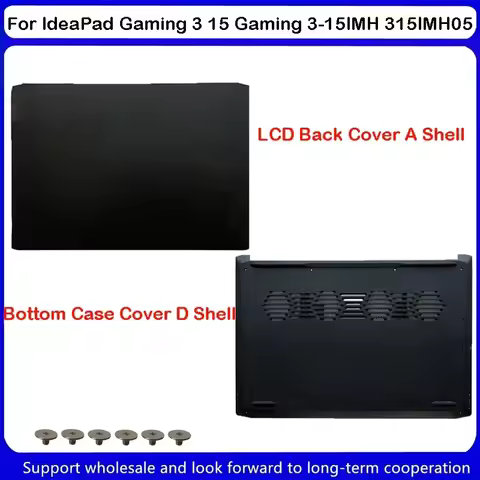 New For Lenovo IdeaPad Gaming 3 15 Gaming 3-15IMH 315IMH05 15ARH05 LCD Back Cover A Shell /Bottom Ca