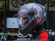 หมวกกันน็อค AXXIS DRAKEN S !!320SP #2 blue white M (57-58)