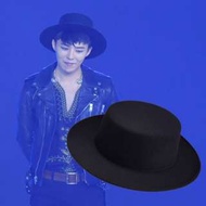 G-dragon同款 麂皮硬頂圓頂禮帽 紳士帽 爵士帽