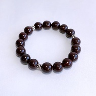 天然礦石 鐵舒俱萊 10mm 925純銀 手鍊  防癌寶石 淨化身體負能量