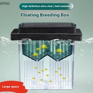 [UP] Transparent Guppy Breeder Box Floating Internal Isolation Box Fish Fry Acrylic Fish Breeding In