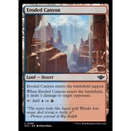 Eroded Canyon - common - foil - OTJ - 256 - Land (Common) - Magic The Gathering