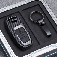 ABS Carbon Car Key Case Cover For Audi A1 A3 8P A4 B8 B9 A5 A6 C7 A7 A8 Q3 Q5 Q7 Q8 C8 D5 4M RS3 S4 