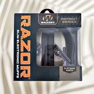 หูฟัง แบบครอบหู ติดแพทช์ได้ ตัดเสียง Razor Slim Electroing Muffs Patriot Series Flat Dark Earth [Wal