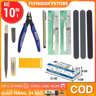 dụng cụ lắp ráp gundamBộ dụng cụ Gundam Tool lắp ráp đồ chơi mô hình GUNDAM BANDAI Bộ từ 10 dụng cụ