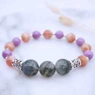 水草瑪瑙純銀手鍊