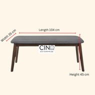 Bench Chair 104CM Bench Chair 4ft Stool Long Stool Kerusi Panjang Velvet Bench Kerusi