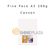 Canson Fine Face Sketch Drawing Paper A3 200gsm - Canson A3 Drawing Sketch Paper 200 gr