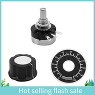 【stennp1】Rotary Carbon Potentiometer with Diameter with Knob, RV24YN 20S B103 10K Ohm