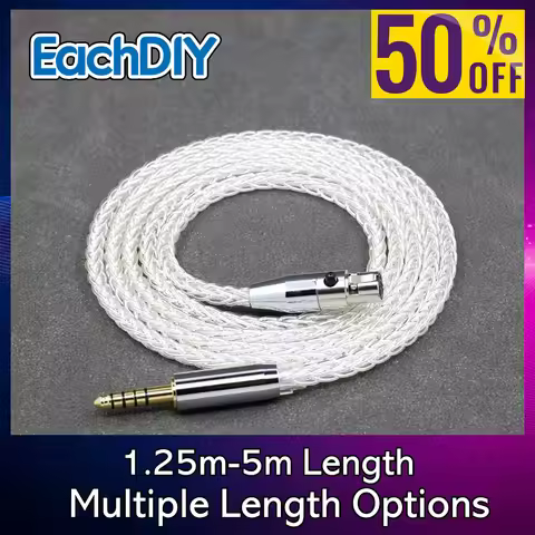 99% 7n Pure Silver Palladium Earphone Cable 8 Core For AKG Q701 K702 K271 K272 K240 K141 K712 K181 K