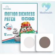 Motion Sickness Patch Ubat Mabuk Kenderaan Nausea Dizzy Seasick Airsickness (12PCS)