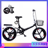 【In stock】Foldable Bicycle 20 Inch Ultra-Light Variable Speed Portable Bicycle Shock Absorption iXi9 BFD2